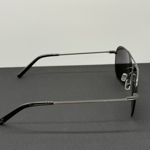 Maui Jim Mano Black Silver Stripe Neutral Grey Lens 877-02 Men's Sunglasses - Picture 5 of 8